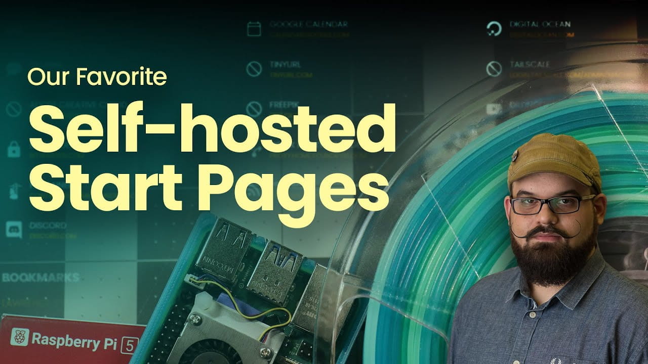 Self-hosted Start Pages - Open Source Software Overviews