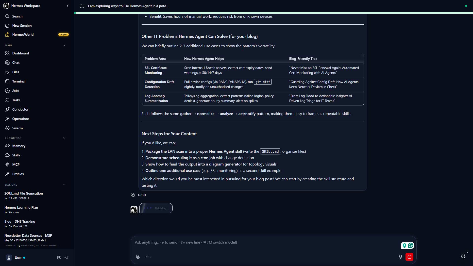 Minisforum N5 Pro - Hermes Workspace