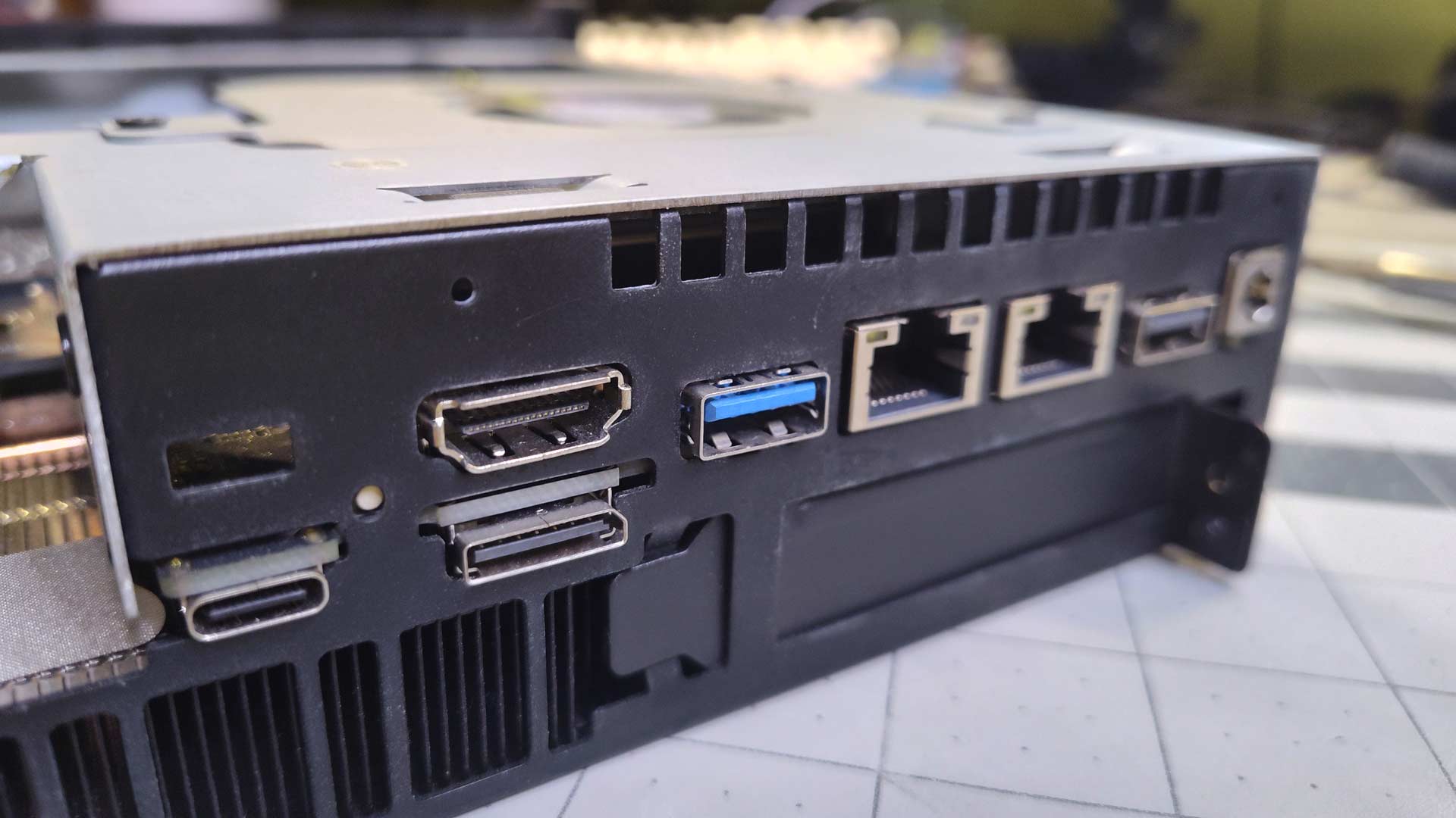 Minisforum N5 Pro Rear IO